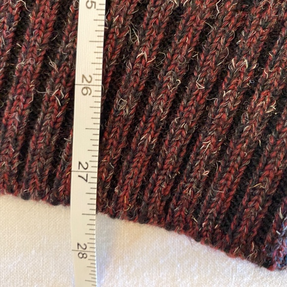 Vintage 80's Leo Chevalier Sweater XL – Maroon Unisex Grandpa Core Knit - Picture 10 of 10